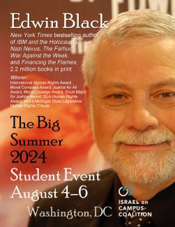Special Event: Edwin Black at the ICC Summer 2024 Student Event